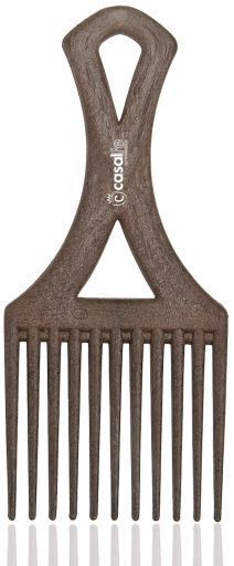 Wooden Colour Afro Comb
