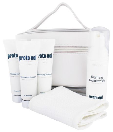 Facial wash travel bag
