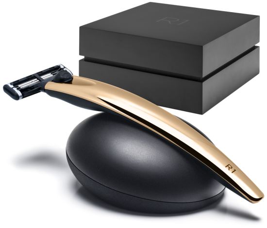 Razor Set R1 24 Gold with Holder