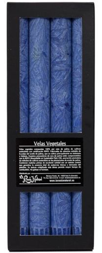 Cylindrical candles for candleholder Blue