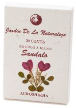 Nature Garden Sandalwood Cone Incense 20 units