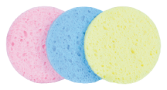 Make-up Remover Sponge Set 80 mm Circle Colors 3 units