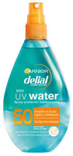 Uv Water Spray Protector Transparent spf50 150 ml