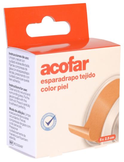 Skin Color Fabric Adhesive 5x2,5 cm