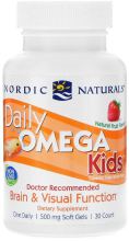 Daily Omega Kids Natural Fruit Flavor 30 Softgels