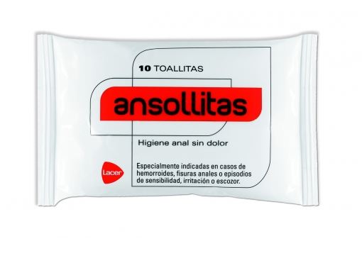 Lacer Anal Hygiene Wipes 10 Units