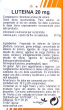 Luteina 20 mg 30 Cápsulas Luteina 20 mg 30 Cápsulas