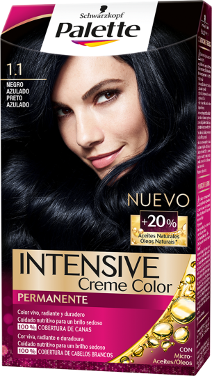 Palette Intense Color Creme 1.1 Black Blue 115 ml Palette Intense Color Creme 1.1 Black Blue 115 ml