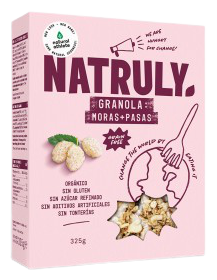 Natruly Granola org&aacute;nica Moras y Pasas 325 gr